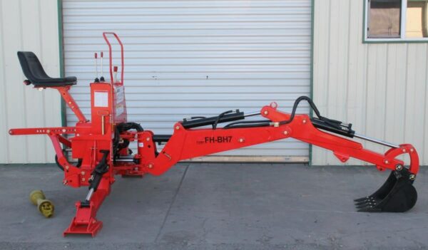 7' Dig Self Contained Backhoe, FH-BH7 (Mechanical Thumb Included)