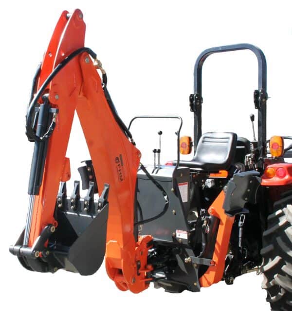 9' dig self contained tractor backhoe, FH-BH9 (Mechanical Thumb Included)